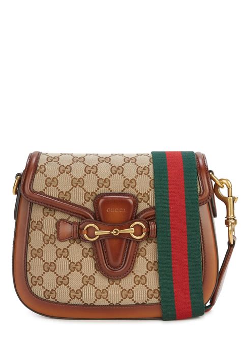 gucci lady web medium crossbody bag brown|authentic Gucci crossbody bag unisex.